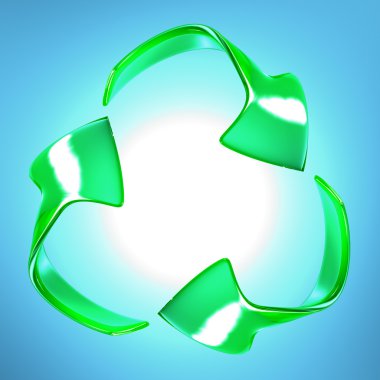 Recycle symbol clipart