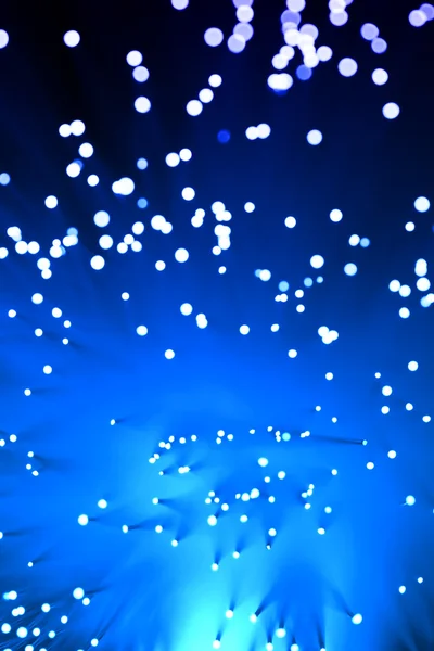 青い光ファイバー光ファイバーの背景 — ストック写真
