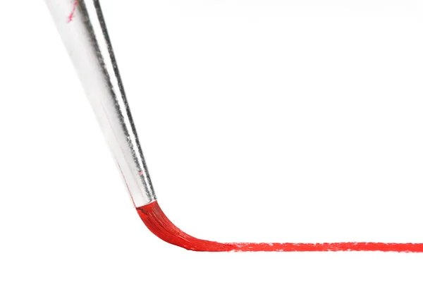 Красная линия — стоковое фото