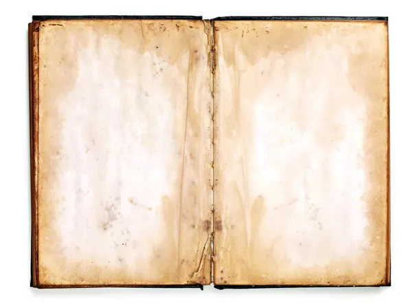 Vecchio libro bianco — Foto Stock