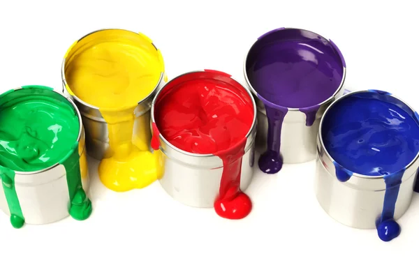 Cans of paint — Stock Photo, Image