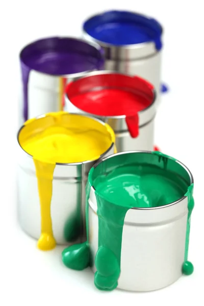 Cans of paint — Stock Photo, Image