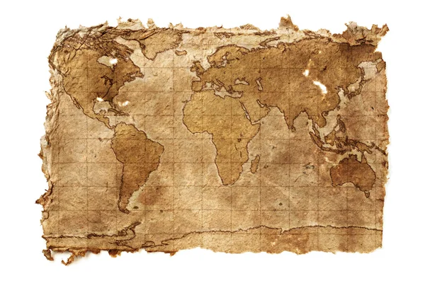 Eski harita — Stok fotoğraf