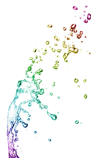 Água colorida — Fotografia de Stock
