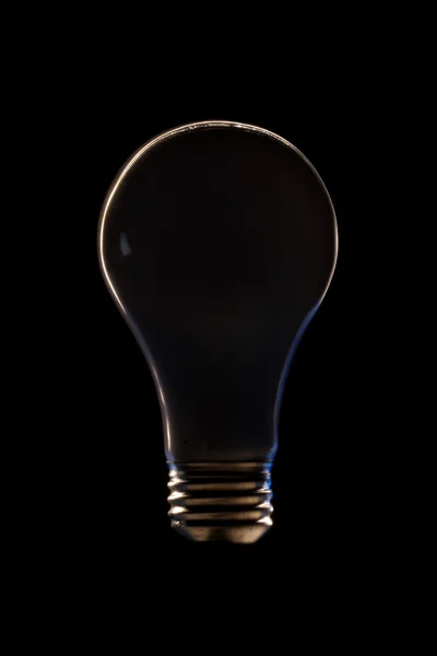 Sílhueta da lâmpada — Fotografia de Stock