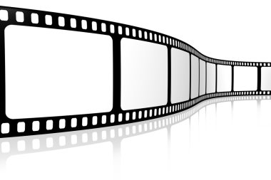 Blank film strip clipart