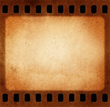 Grunge film strip clipart