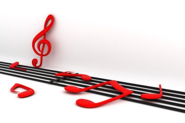 Music notes clipart