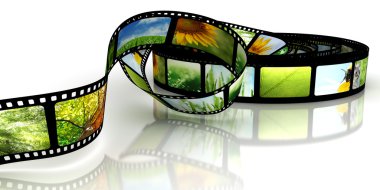 Film with images clipart