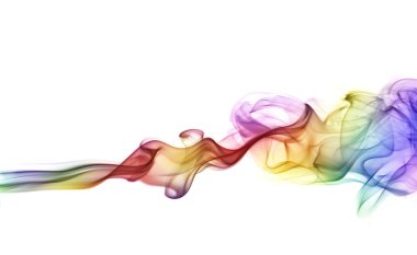 Colorful smoke clipart