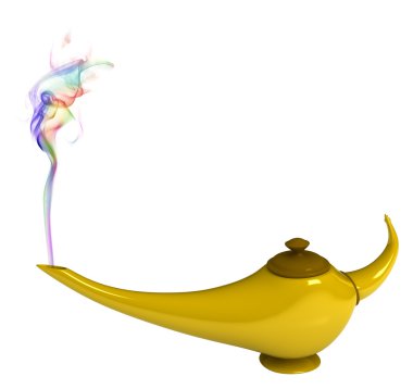 Magic lamp clipart