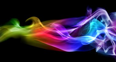 Colorful smoke clipart