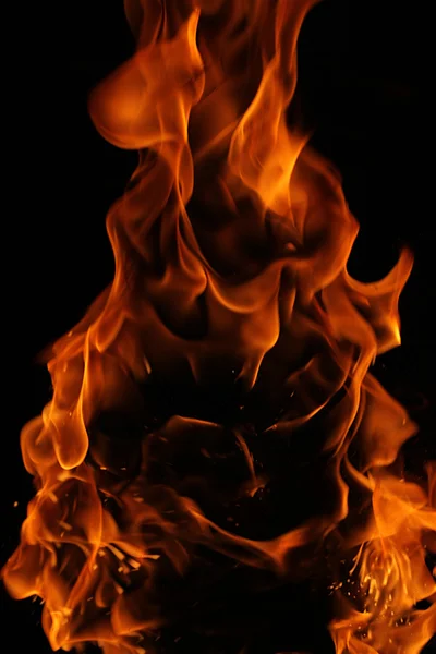Un rostro en llamas —  Fotos de Stock