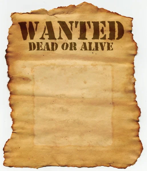 Wanted Dead or Alive — Stock Photo, Image