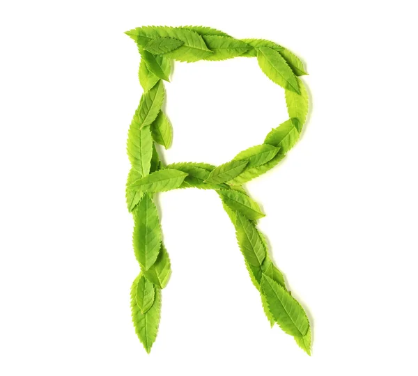 Leaf letters — Stock Photo, Image
