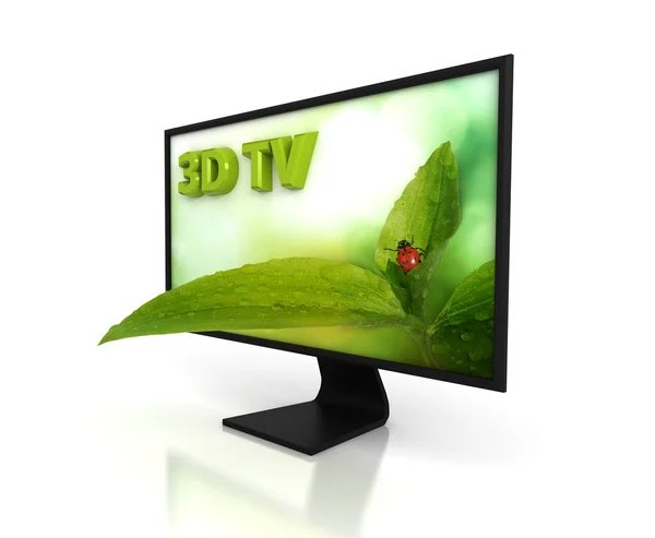 Tv 3D — Fotografia de Stock
