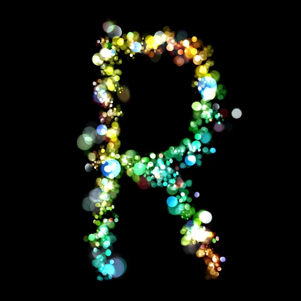 Luces en forma de letras — Foto de Stock