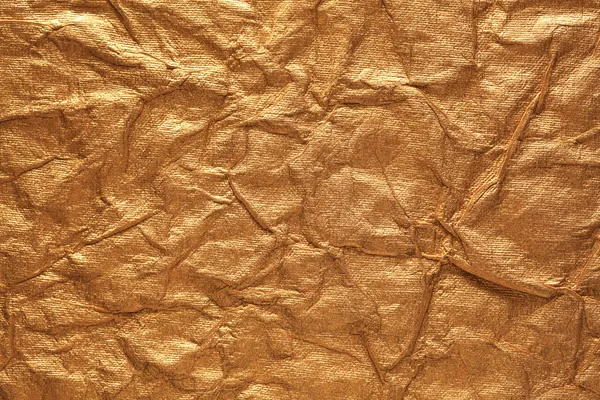 Gyűrött papír arany — Stock Fotó