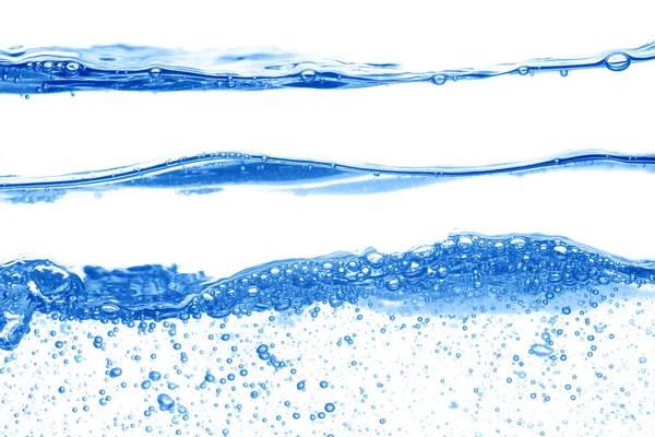 Tre vågor av vatten — Stockfoto