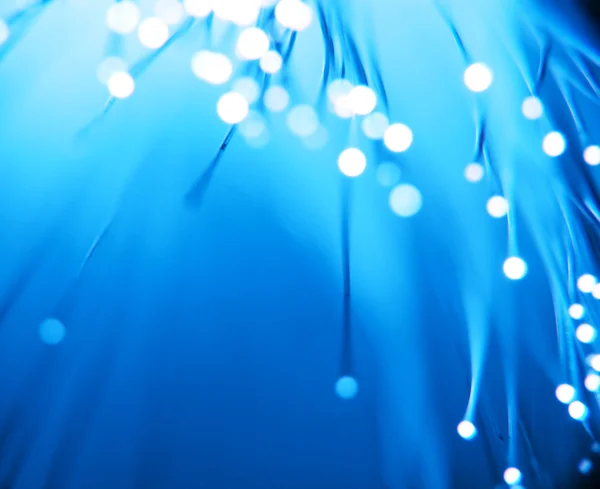 Blue fiber optics — Stock Photo, Image