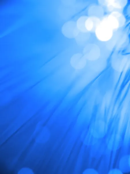 Blue fiber optics — Stockfoto