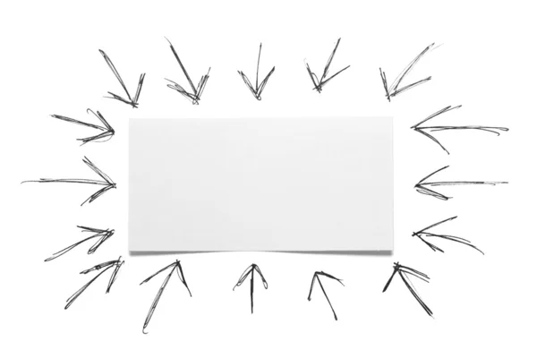 Bílý list papíru — Stock fotografie