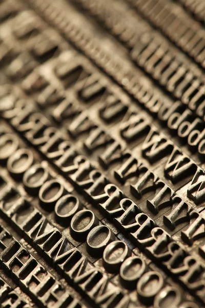 Blocchi letterpress — Foto Stock