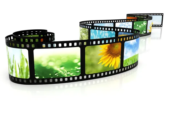 Film met beelden — Stockfoto