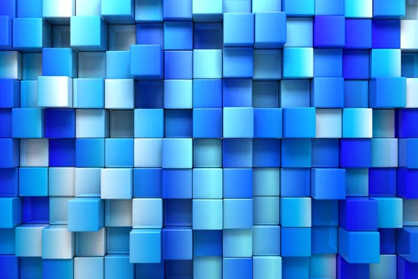 Blue boxes background — Stock Photo, Image