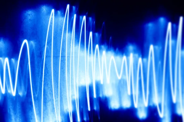 Аудио волны — стоковое фото