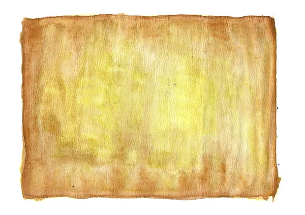 Brown and yellow watercolor — Stock Photo, Image
