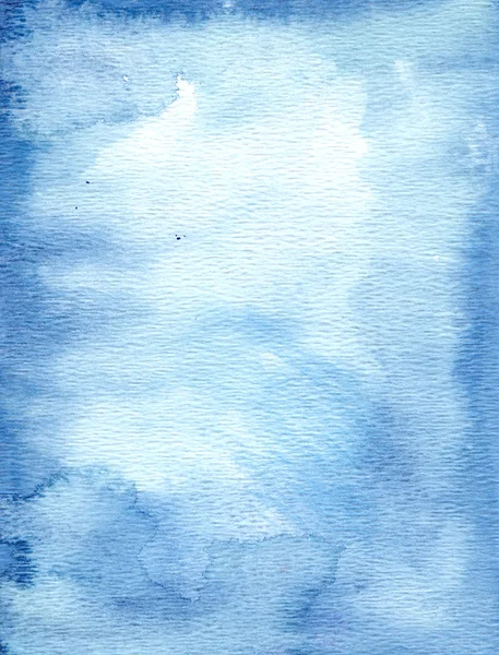 Синий акварельный фон — стоковое фото