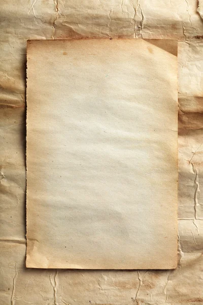 Papel em branco antigo — Fotografia de Stock