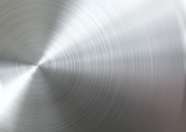 Circular brushed metal — Stock Photo, Image