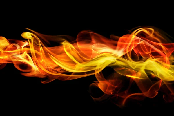 Ateşli duman arka plan — Stok fotoğraf