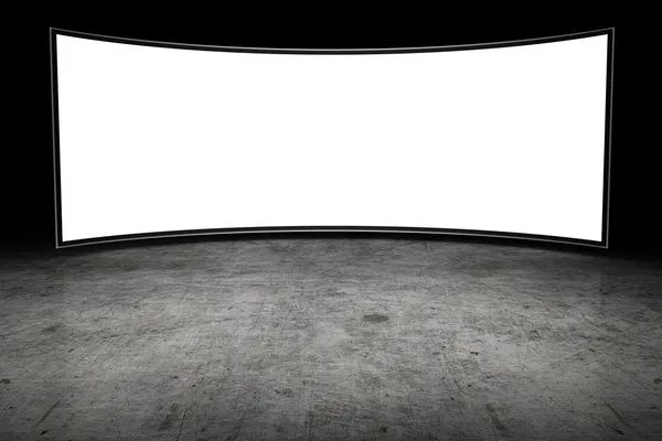 Large blank TV — Stock Photo, Image