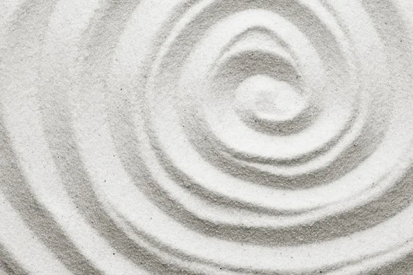Спираль в песке — стоковое фото