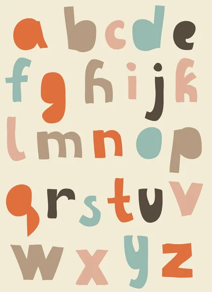 Λατινικό αλφάβητο — Διανυσματικό Αρχείο