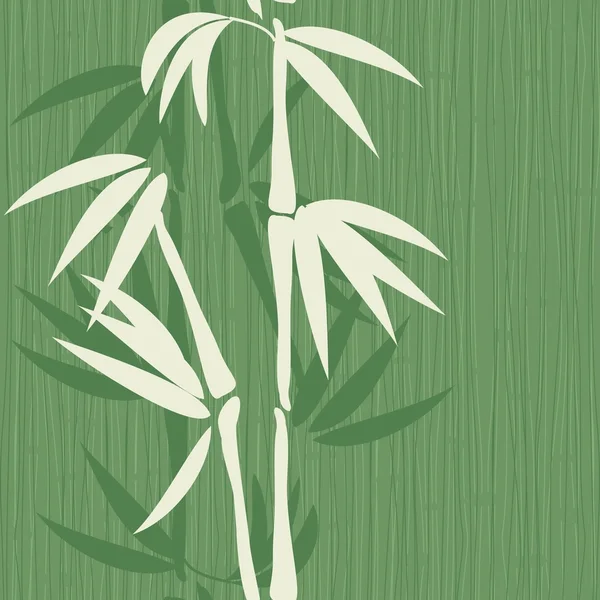 Sömlös bambu bakgrund i retro färger — Stock vektor