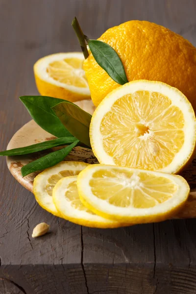 레몬 슬라이스. — 스톡 사진