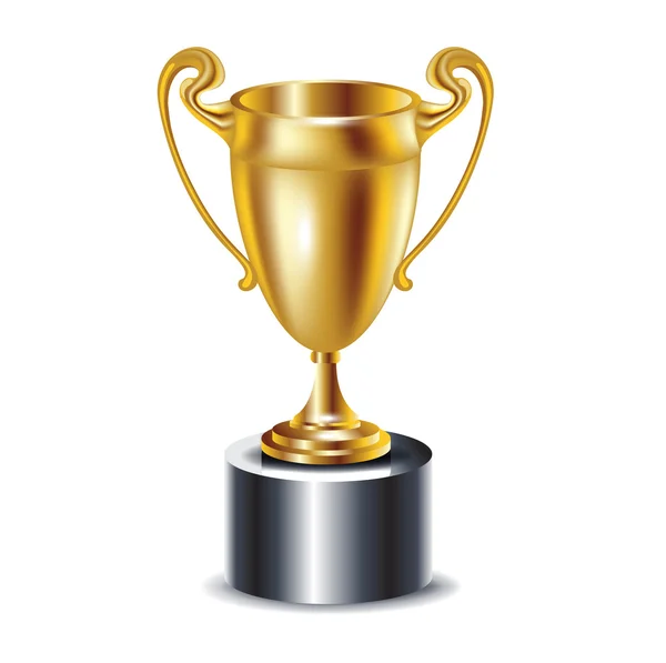 Gold trophy — Stock Vector