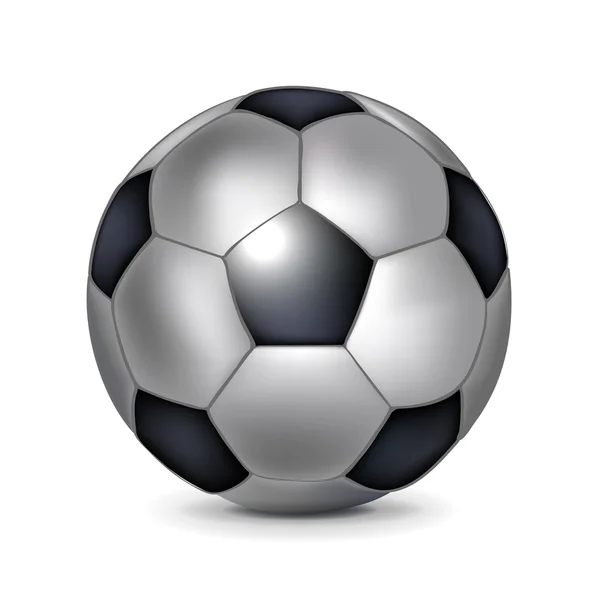 Single soccer ball — Stock Vector