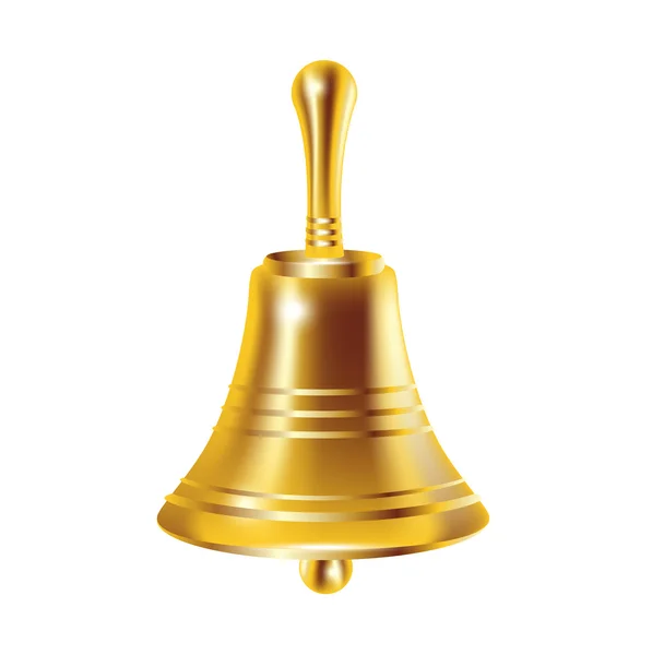 Campana de bronce — Vector de stock
