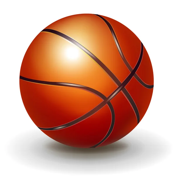 Single basketball – stockvektor