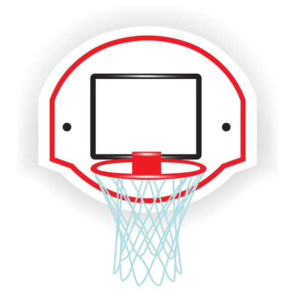 Jeden basketbalový kroužek — Stockový vektor