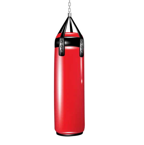 Punching bag for boxing — Stock Vector