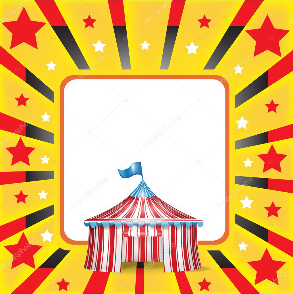 Circus tent and background