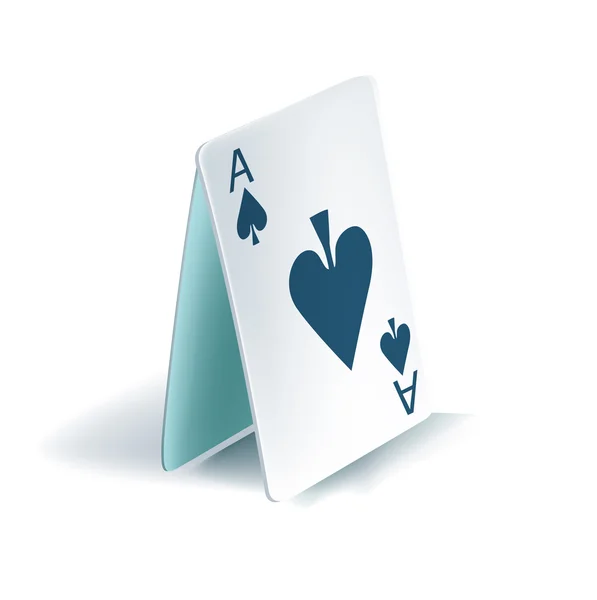 Playing cards pyramid — Stock Photo, Image