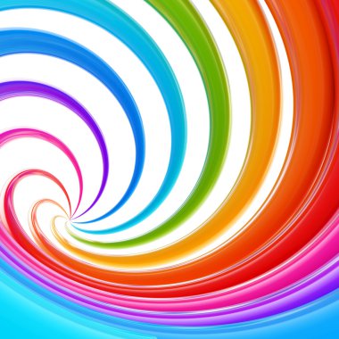 Abstract swirl background made of twirls clipart