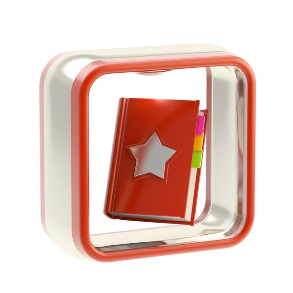 Favorite and address book icon — Stock Photo, Image